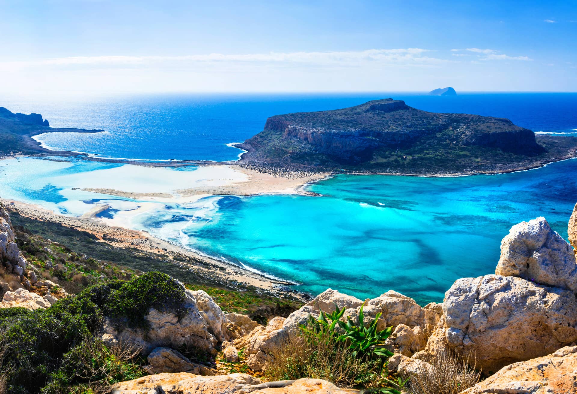 Μια μαγευτική θέα της Κρήτης.